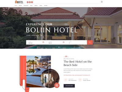 Hotel WordPress site